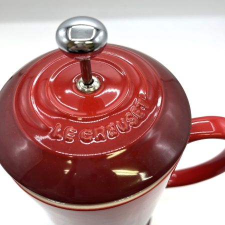  LE CREUSET ルクルーゼ フレンチプレスコーヒーメーカー　800ml レッド