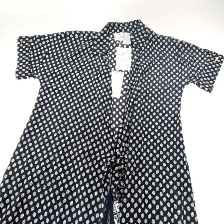  MAX MARA マックスマーラー  半袖ガウンカーディガン 　未使用品 11-22-16122 ネイビー