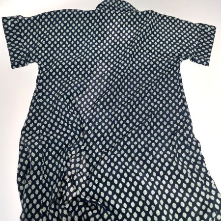  MAX MARA マックスマーラー  半袖ガウンカーディガン 　未使用品 11-22-16122 ネイビー