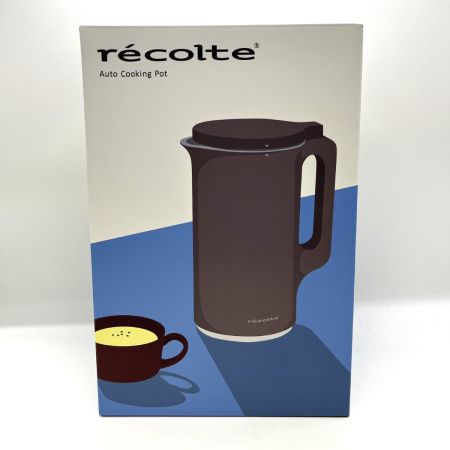  recolte レコルト 自動調理ポット RSY-2 モカブラウン