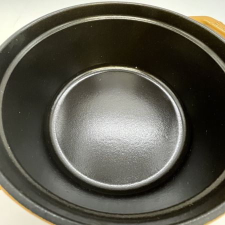  STAUB ストウブ  ココットピコ・ココット・ラウンド マスタード 18cm 40511-370