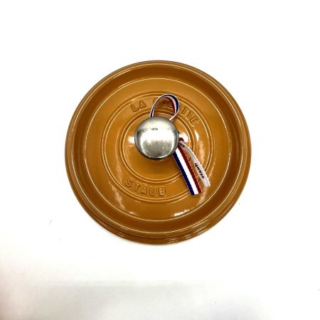  STAUB ストウブ  ココットピコ・ココット・ラウンド マスタード 18cm 40511-370