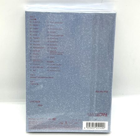   Kis-My-Ft2 LIVETOUR 2025 MAGFACT 初回盤A DVD/3枚組　未開封
