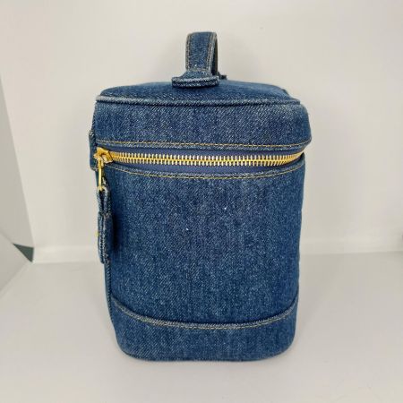 CHANEL シャネル ココマーク バニティ デニムハンドバッグ A01998 インディゴ ギャランティカード・箱付