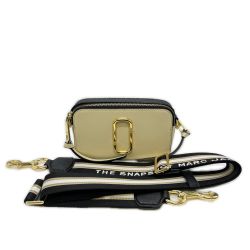 ◎◎ MARC JACOBS マークジェイコブス  ショルダーバッグ スナップショット M0012007 アイボリー×ブラック Bランク