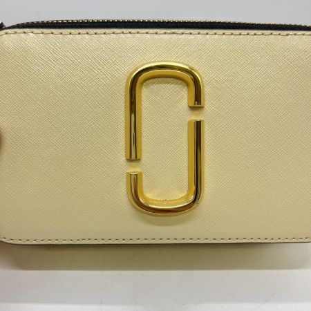  MARC JACOBS マークジェイコブス  ショルダーバッグ スナップショット M0012007 アイボリー×ブラック