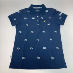 ◎◎ PEARLY GATES パーリーゲイツ 半袖ポロシャツ 30周年記念モデル サイズ0 ネイビー レディース 055-9260756 Bランク