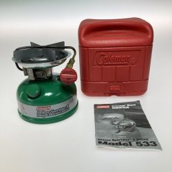 ◎◎ Coleman コールマン ガソリンシングルバーナー Deluxe Sportster II Stove 533-739J 1996年3月製造モデル Cランク