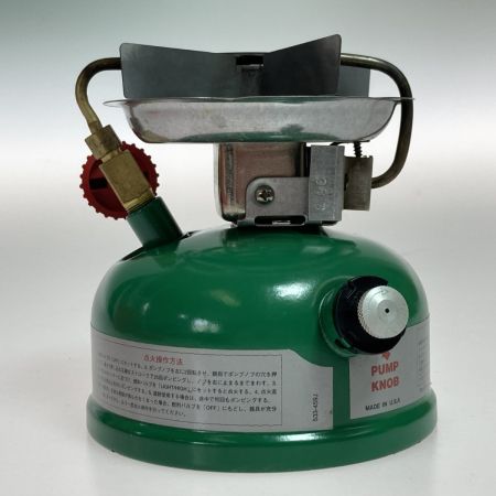  Coleman コールマン ガソリンシングルバーナー Deluxe Sportster II Stove 533-739J 1996年3月製造モデル