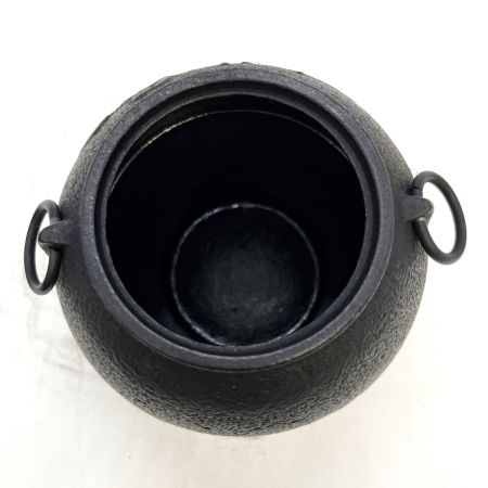   南部鉄器 茶釜型 灰皿  箱ダメージあり