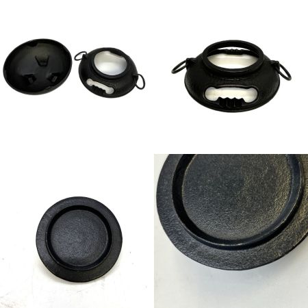   南部鉄器 茶釜型 灰皿  箱ダメージあり