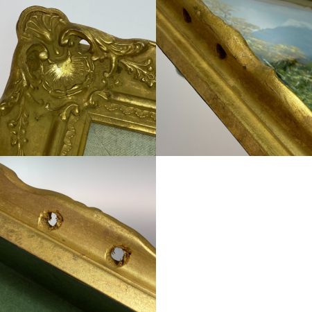   油絵 油彩画 知床五湖 広瀬和之 絵画 額装