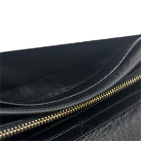 PRADA プラダ  長財布　1MH132　ブラック キズ・ヨゴレ有  1MH132 ブラック