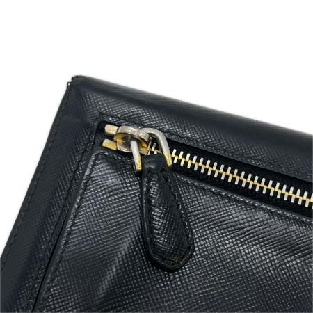 PRADA プラダ  長財布　1MH132　ブラック キズ・ヨゴレ有  1MH132 ブラック