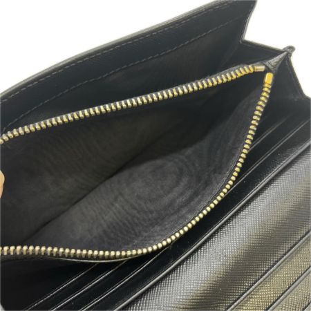 PRADA プラダ  長財布　1MH132　ブラック キズ・ヨゴレ有  1MH132 ブラック