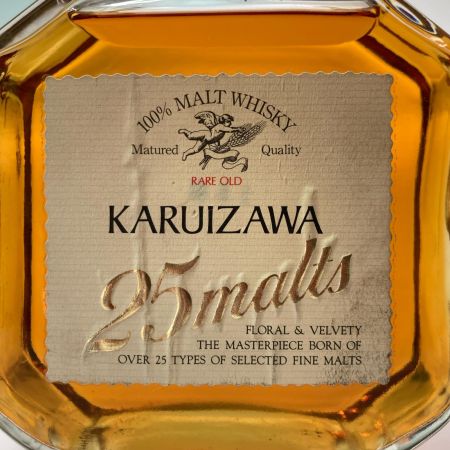 【北海道内限定発送】  KARUIZAWA 軽井沢 25malts モルト ウイスキー 720ml 40% 未開栓