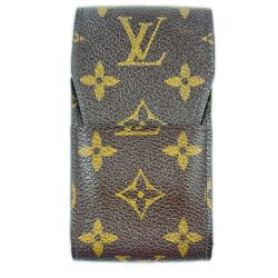 ◎◎ LOUIS VUITTON ルイヴィトン モノグラム エテュイ・シガレット シガレットケース M63024 ブラウン Bランク