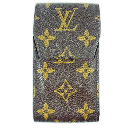  LOUIS VUITTON ルイヴィトン モノグラム エテュイ・シガレット シガレットケース M63024 ブラウン