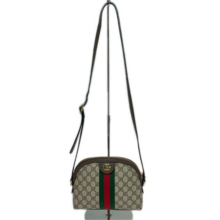GUCCI グッチ ショルダーバッグ　ダブルG ウェブ シェリーライン  499621