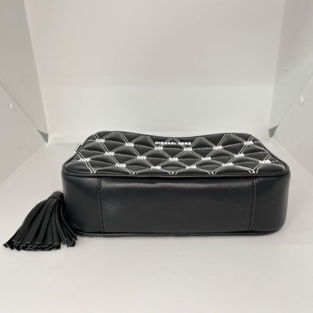 MICHAEL KORS マイケルコース ジニー ミディアム キルテッドレザー クロスボディバッグ ショルダーバッグ 32S9SF5M2Y ブラック