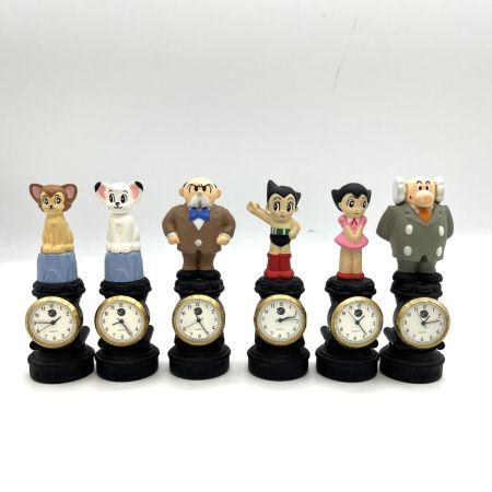    三井海上火災保険　ノベルティ　置き時計　手塚治虫　鉄腕アトム　ジャングル大帝　レオ６体