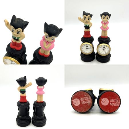    三井海上火災保険　ノベルティ　置き時計　手塚治虫　鉄腕アトム　ジャングル大帝　レオ６体