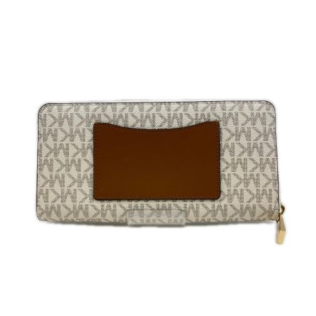  MICHAEL KORS マイケルコース ジェットセットラウンドファスナー長財布 34H1GT9E8B ホワイト 箱付き