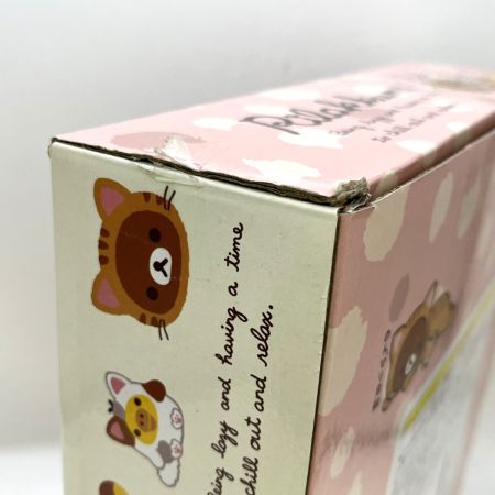   リラックマのんびりねこプレミアムクロック San-X 　箱付き