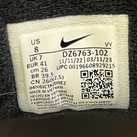  NIKE ナイキ  AIR ALPHA FORCE 88 　SIZE26ｃｍ DZ6763-102 ホワイト