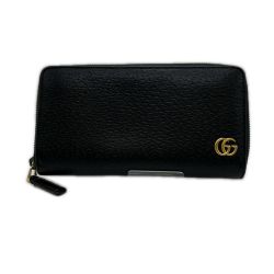 ◎◎ GUCCI グッチ ラウンドファスナー財布 428736･2184 ブラック Bランク