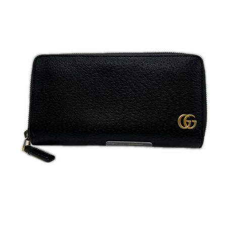  GUCCI グッチ ラウンドファスナー財布 428736･2184 ブラック