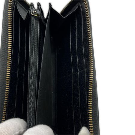  GUCCI グッチ ラウンドファスナー財布 428736･2184 ブラック