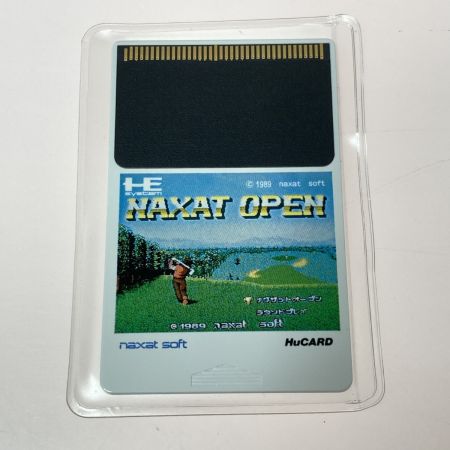   PCエンジン ナグザットオープン HuCARD 動作未確認 ジャンク