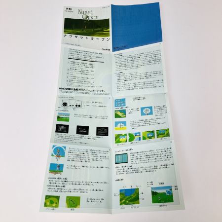   PCエンジン ナグザットオープン HuCARD 動作未確認 ジャンク