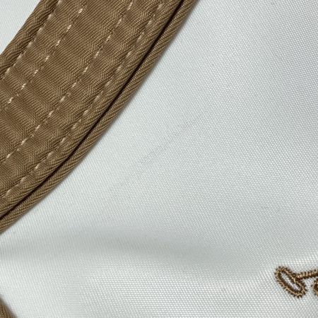    U.S.POLO ASSN トートバッグ USPA-2595 リサイクルナイロン ホワイト x ベージュ