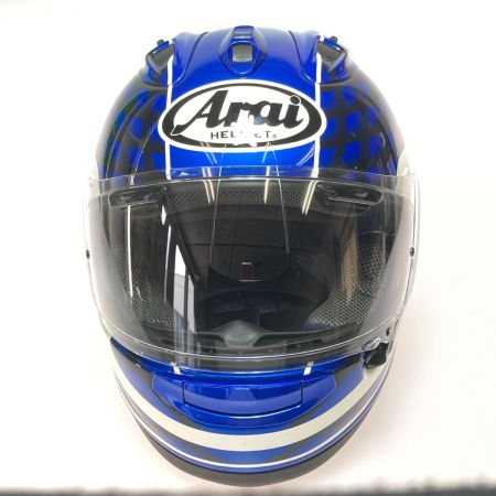  Arai アライ RX-7X タイラ TAIRA REPLICA バイク フルフェイス ヘルメット 55-56cm シールド傷有 箱・ケース付 ブルー