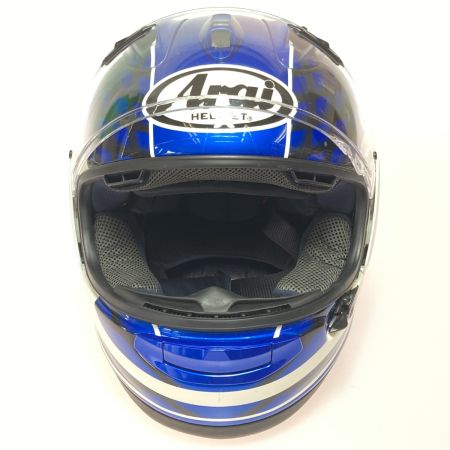  Arai アライ RX-7X タイラ TAIRA REPLICA バイク フルフェイス ヘルメット 55-56cm シールド傷有 箱・ケース付 ブルー