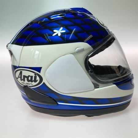  Arai アライ RX-7X タイラ TAIRA REPLICA バイク フルフェイス ヘルメット 55-56cm シールド傷有 箱・ケース付 ブルー