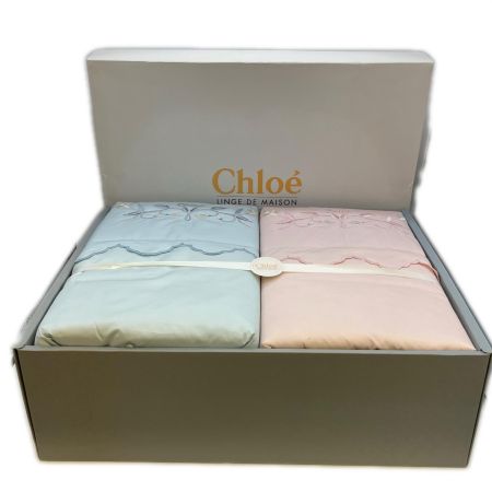  Chloe クロエ  肌掛けふとん シングル 2枚セット ダウン フェザー クロエ ピンク ブルー 箱入り