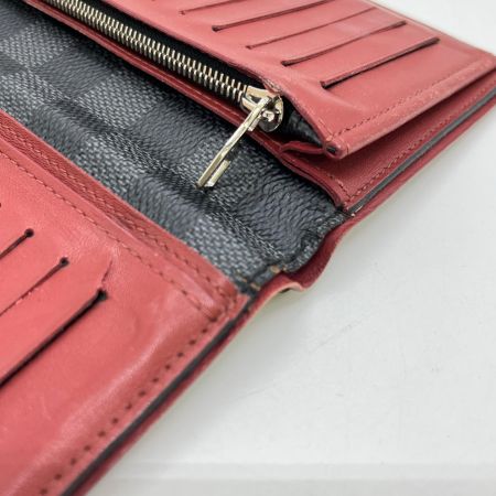  LOUIS VUITTON ルイヴィトン 2つ折り長財布　ダミエ ポルトフォイユ ブラザ N63254 ブラック 箱・保管袋付き