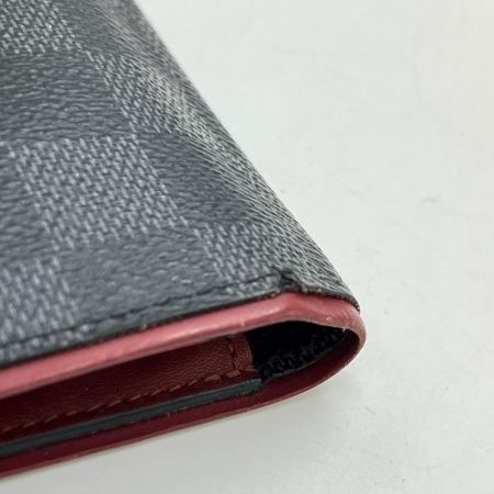  LOUIS VUITTON ルイヴィトン 2つ折り長財布　ダミエ ポルトフォイユ ブラザ N63254 ブラック 箱・保管袋付き