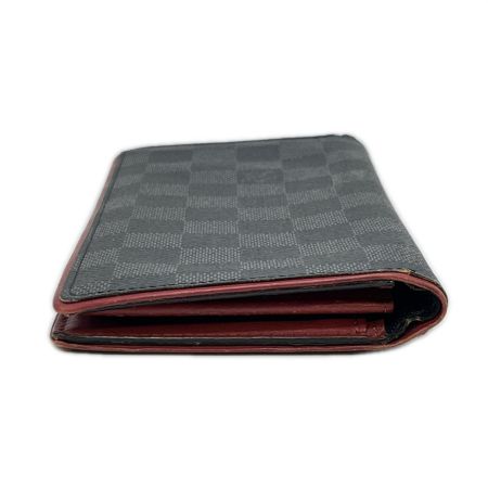  LOUIS VUITTON ルイヴィトン 2つ折り長財布　ダミエ ポルトフォイユ ブラザ N63254 ブラック 箱・保管袋付き