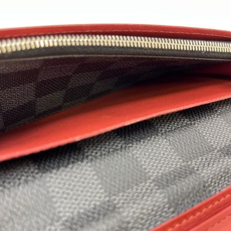  LOUIS VUITTON ルイヴィトン 2つ折り長財布　ダミエ ポルトフォイユ ブラザ N63254 ブラック 箱・保管袋付き