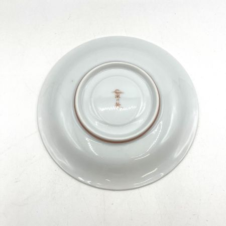   深川製磁 色絵花鳥紋 紅茶碗皿 箱付き