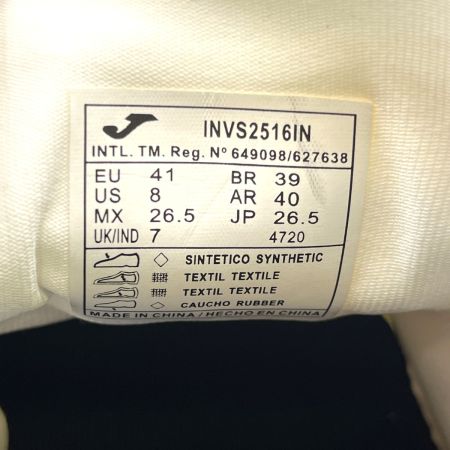  Joma JOMA ホマ フットサルシューズ  WHITE MULTICOLOR INDOOR INVS2516IN サイズ26.5ｃｍ