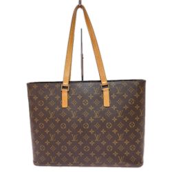 LOUIS VUITTON ルイヴィトン モノグラム ルコ M51155 トートバッグ 内側ベタつき・ヌメ革シミ・ヤケ・角スレ有  M51155 Bランク