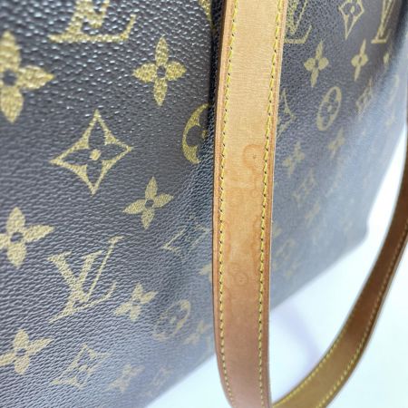 LOUIS VUITTON ルイヴィトン モノグラム ルコ M51155 トートバッグ 内側ベタつき・ヌメ革シミ・ヤケ・角スレ有  M51155