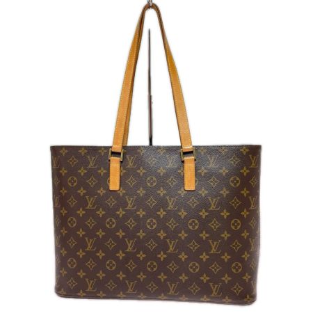 LOUIS VUITTON ルイヴィトン モノグラム ルコ M51155 トートバッグ 内側ベタつき・ヌメ革シミ・ヤケ・角スレ有  M51155