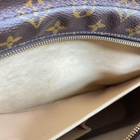 LOUIS VUITTON ルイヴィトン モノグラム ルコ M51155 トートバッグ 内側ベタつき・ヌメ革シミ・ヤケ・角スレ有  M51155