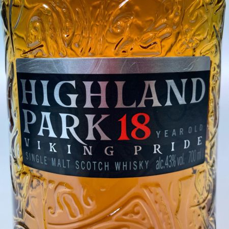  HIGHLAND PARK 18年 VIKING PRIDE ハイランドパーク ヴァイキング・プライド 700ml 43％ ウィスキー モルト  箱付 未開栓